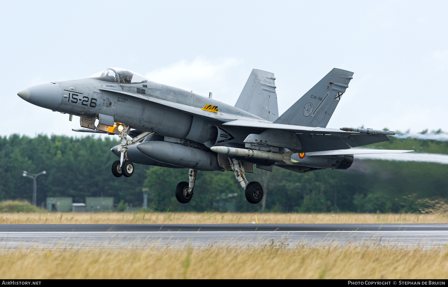 Aircraft Photo of C15-39 | McDonnell Douglas EF-18A+ Hornet | Spain - Air Force | AirHistory.net #544121