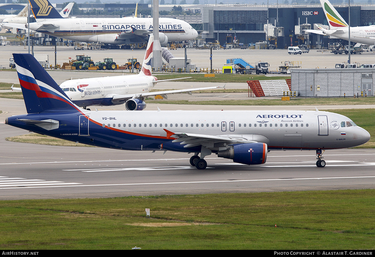 Aircraft Photo of VQ-BHL | Airbus A320-214 | Aeroflot - Russian Airlines | AirHistory.net #544142