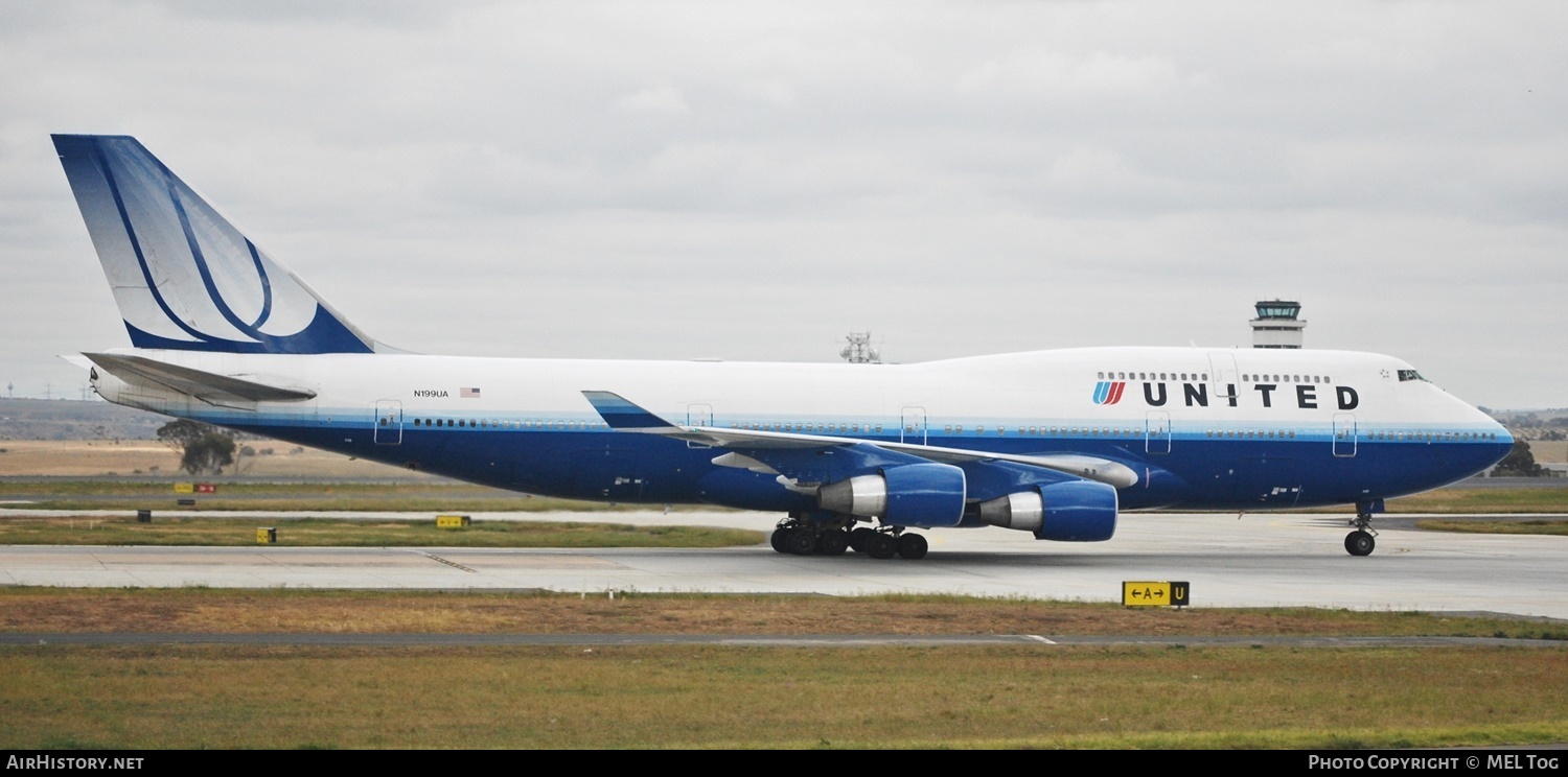 Aircraft Photo of N199UA | Boeing 747-422 | United Airlines | AirHistory.net #544143