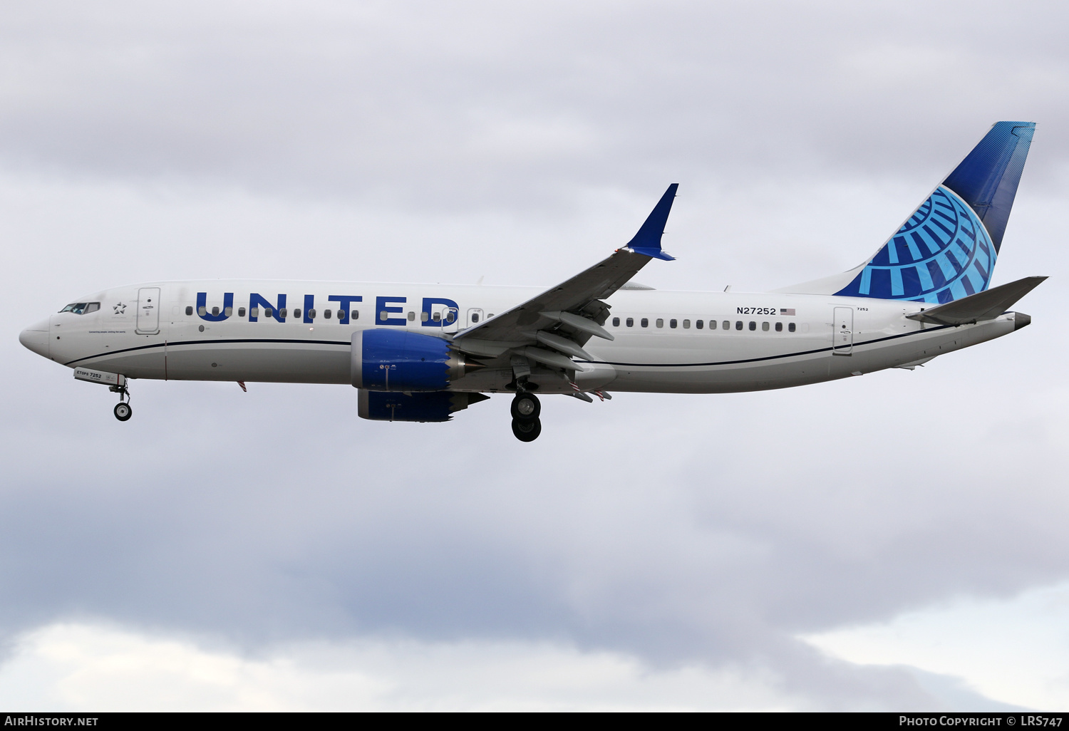 Aircraft Photo of N27252 | Boeing 737-8 Max 8 | United Airlines | AirHistory.net #544228