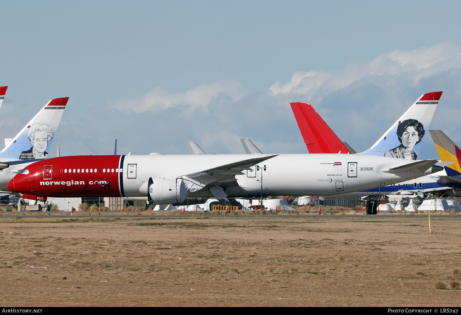 Aircraft Photo of N1002K | Boeing 787-9 Dreamliner | Norwegian | AirHistory.net #544240