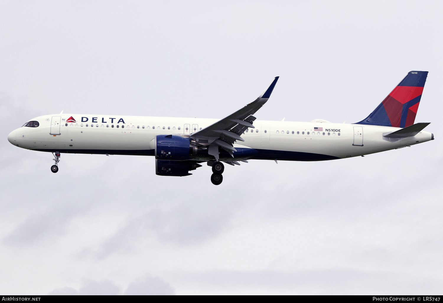 Aircraft Photo of N510DE | Airbus A321-271NX | Delta Air Lines | AirHistory.net #544255