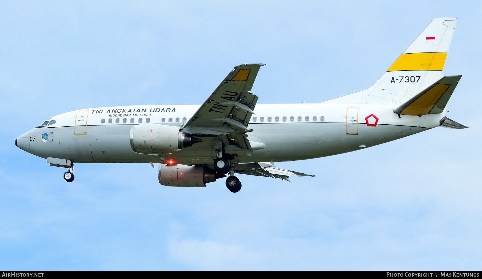 Aircraft Photo of A-7307 | Boeing 737-5U3 | Indonesia - Air Force | AirHistory.net #544267