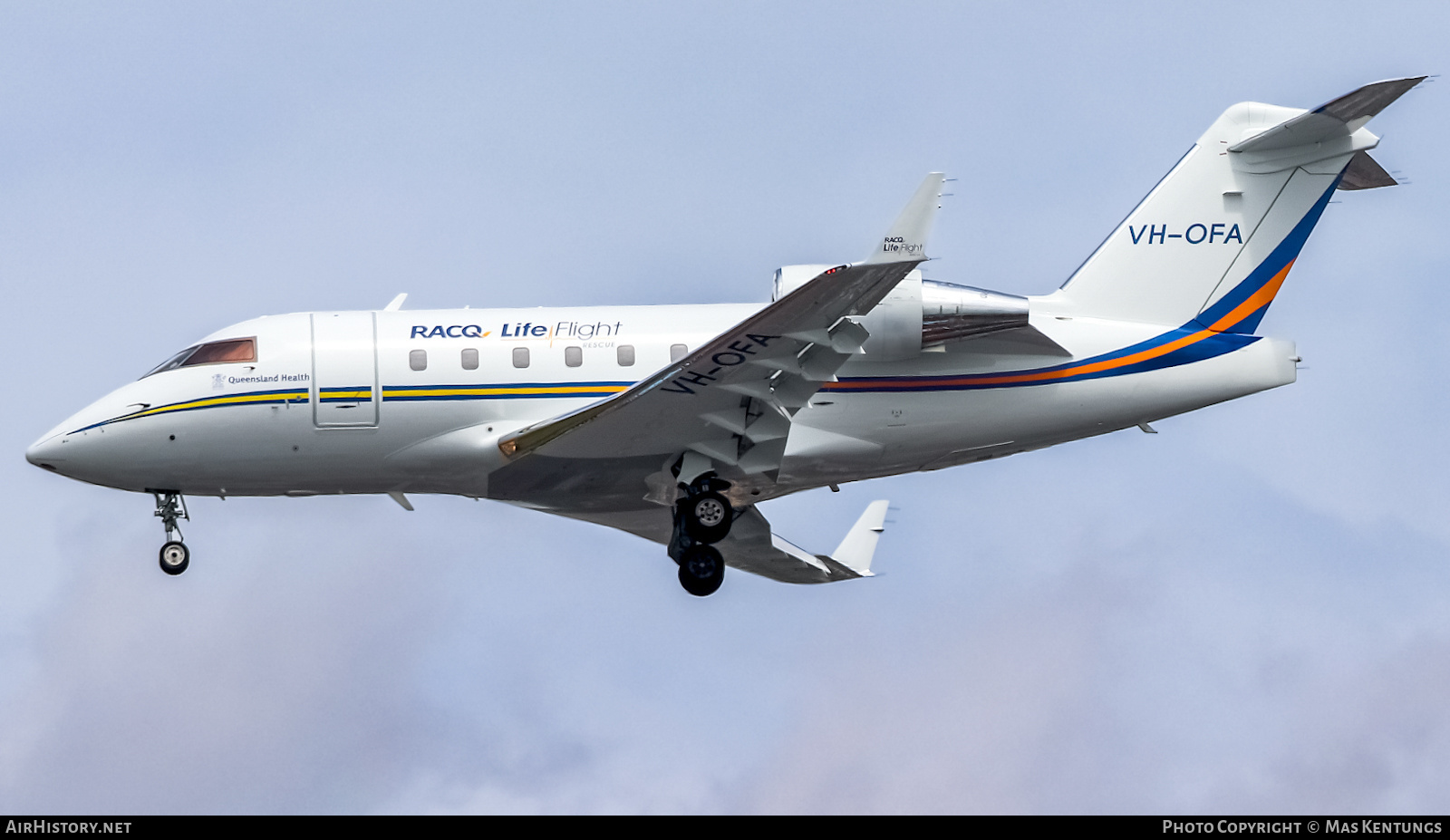 Aircraft Photo of VH-OFA | Bombardier Challenger 604 (CL-600-2B16) | RACQ LifeFlight Rescue | AirHistory.net #544268