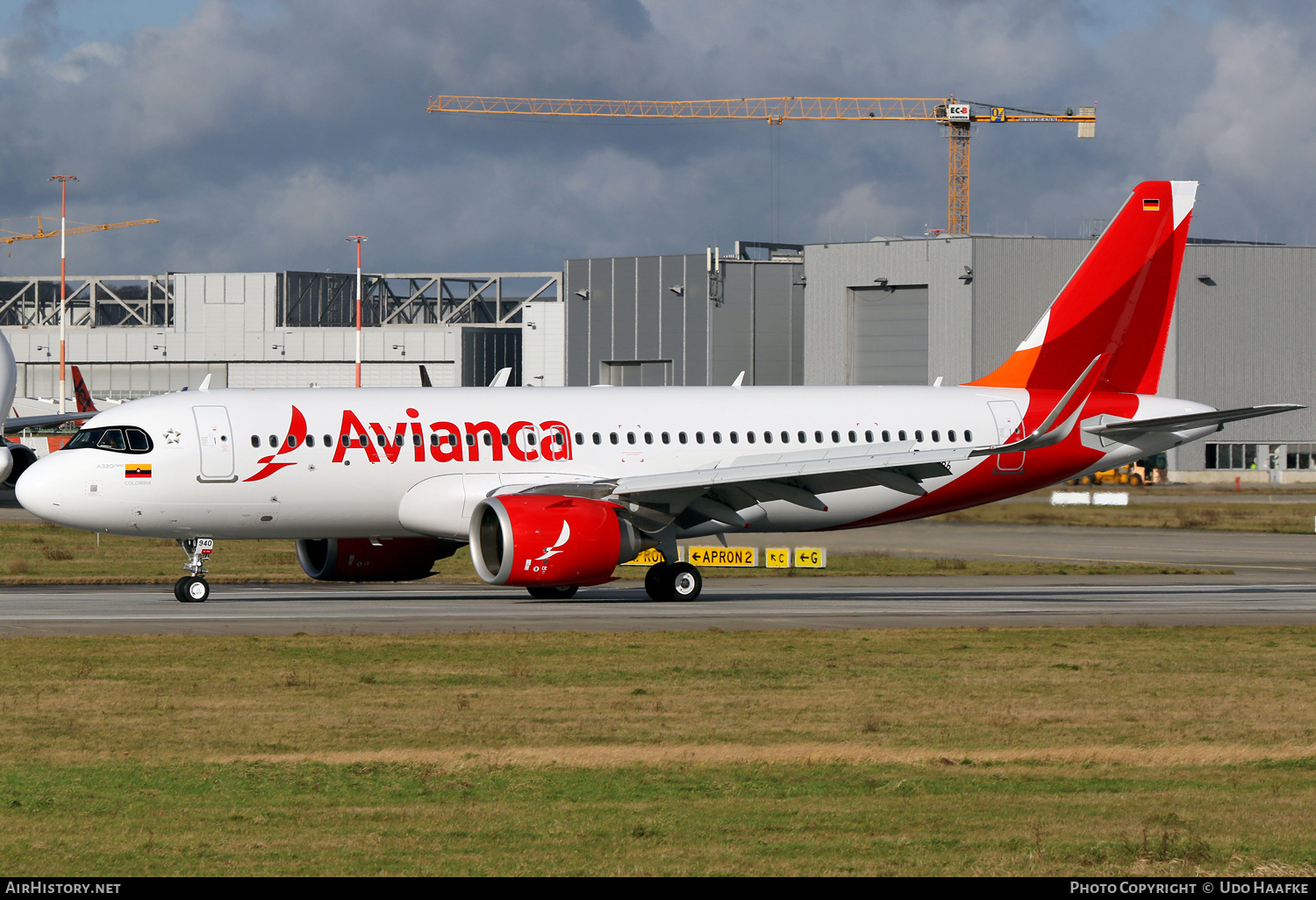 Aircraft Photo of D-AUBC / N940AV | Airbus A320-251N | Avianca | AirHistory.net #544272