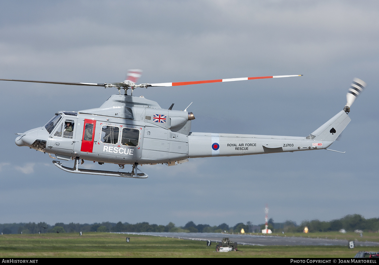 Aircraft Photo of ZJ703 | Bell 412EP Griffin HAR2 | UK - Air Force | AirHistory.net #544273