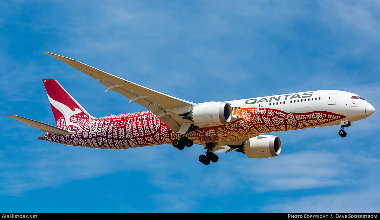 Aircraft Photo of VH-ZND | Boeing 787-9 Dreamliner | Qantas | AirHistory.net #544280