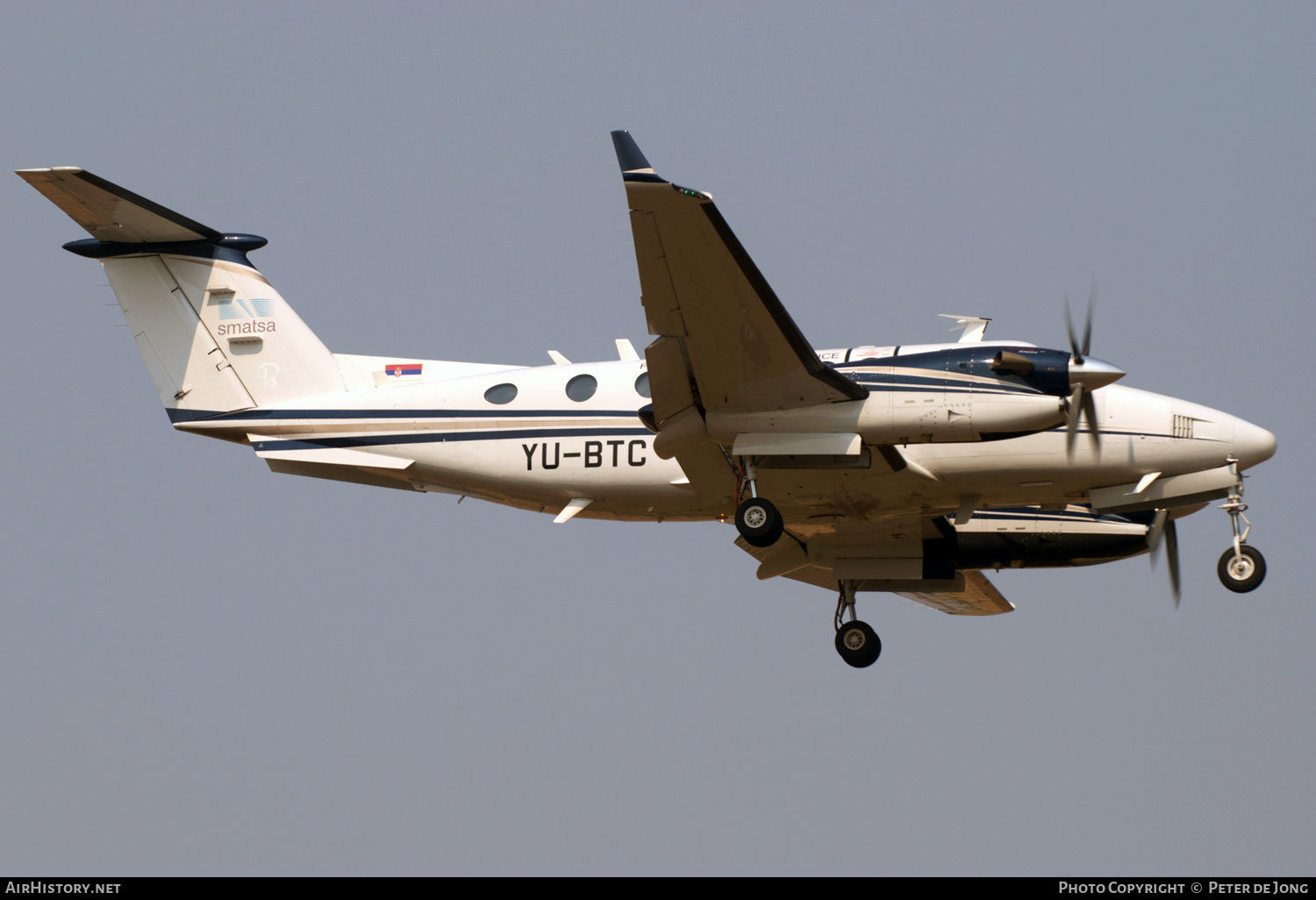 Aircraft Photo of YU-BTC | Hawker Beechcraft 350 King Air (B300) | SMATSA - Serbia and Montenegro Air Traffic Services Agency | AirHistory.net #544348