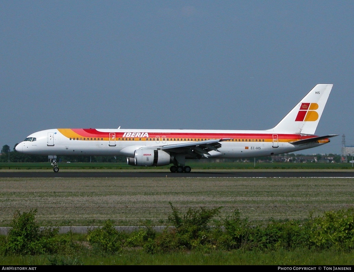 Aircraft Photo of EC-HIS | Boeing 757-256 | Iberia | AirHistory.net #544352
