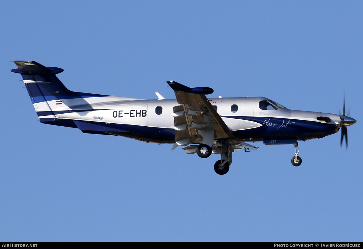 Aircraft Photo of OE-EHB | Pilatus PC-12NG (PC-12/47E) | Hans Jet | AirHistory.net #544382