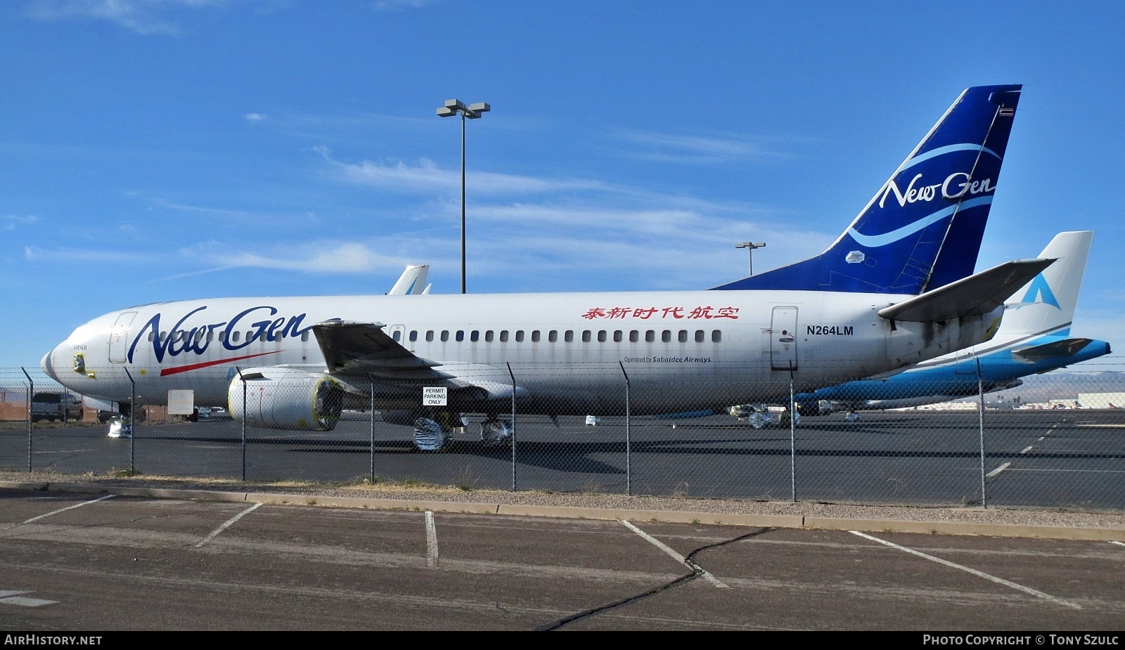Aircraft Photo of N264LM | Boeing 737-4Q3 | New Gen Airways | AirHistory.net #544416