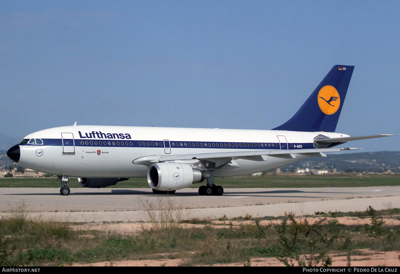 Aircraft Photo of D-AICD | Airbus A310-203 | Lufthansa | AirHistory.net #544431