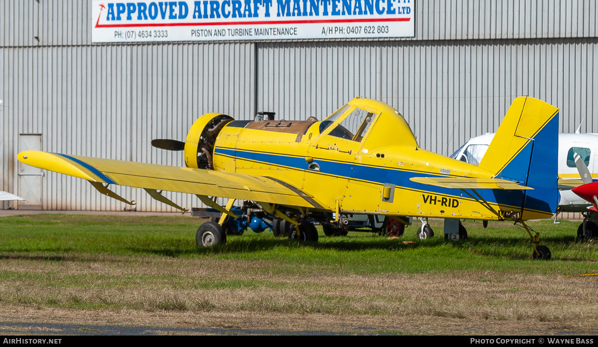 Aircraft Photo of VH-RID | Air Tractor AT-301 | AirHistory.net #544435