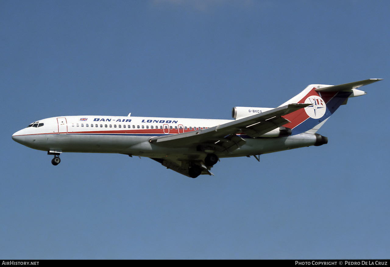 Aircraft Photo of G-BKCG | Boeing 727-17 | Dan-Air London | AirHistory.net #544483
