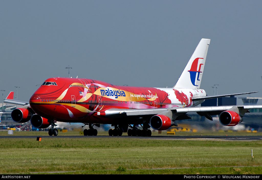 Aircraft Photo of 9M-MPB | Boeing 747-4H6 | Malaysia Airlines | AirHistory.net #544491