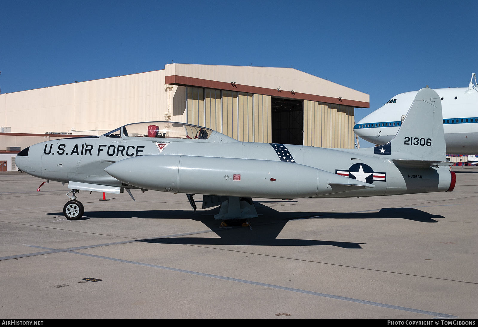 Aircraft Photo of N306CW / 21306 | Canadair CT-133 Silver Star 3 | USA - Air Force | AirHistory.net #544521