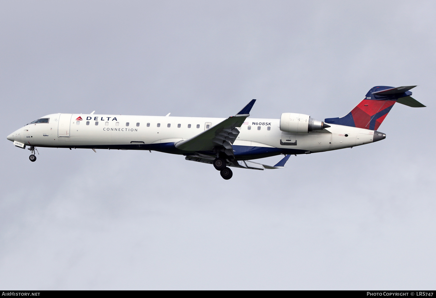 Aircraft Photo of N608SK | Bombardier CRJ-701ER NG (CL-600-2C10) | Delta Air Lines | AirHistory.net #544527