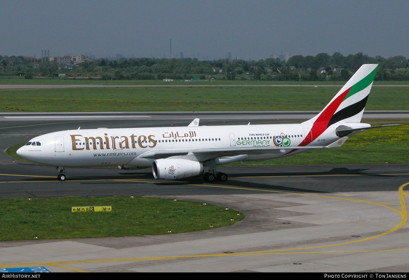 Aircraft Photo of A6-EAG | Airbus A330-243 | Emirates | AirHistory.net #544541