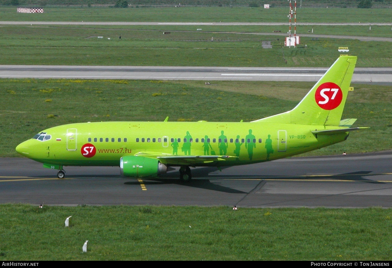 Aircraft Photo of VP-BSQ | Boeing 737-522 | S7 Airlines | AirHistory.net #544544