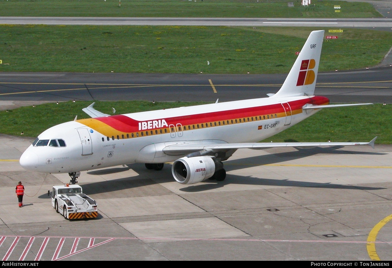 Aircraft Photo of EC-GRF | Airbus A320-211 | Iberia | AirHistory.net #544555