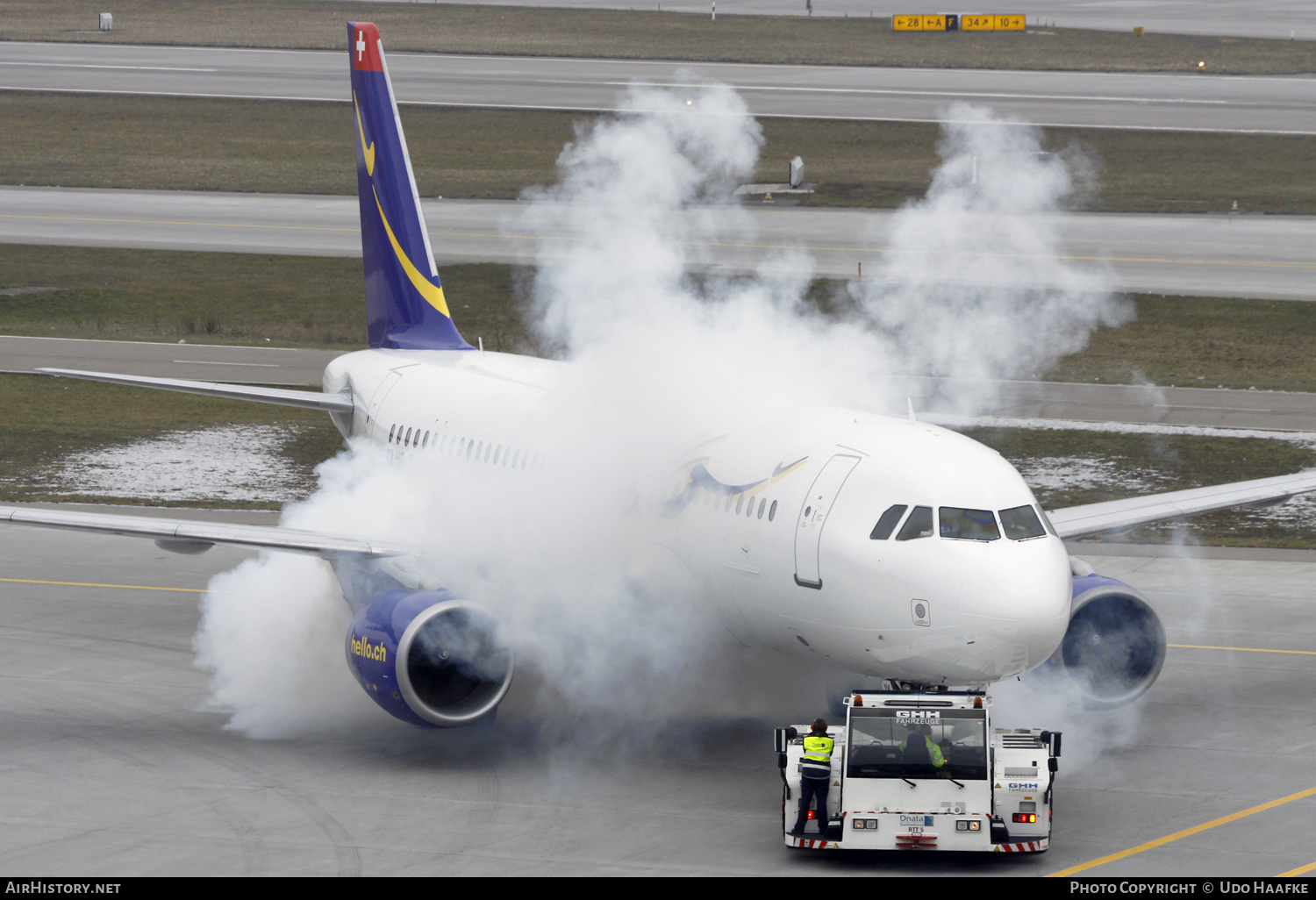 Aircraft Photo of HB-JIY | Airbus A320-214 | Hello | AirHistory.net #544559