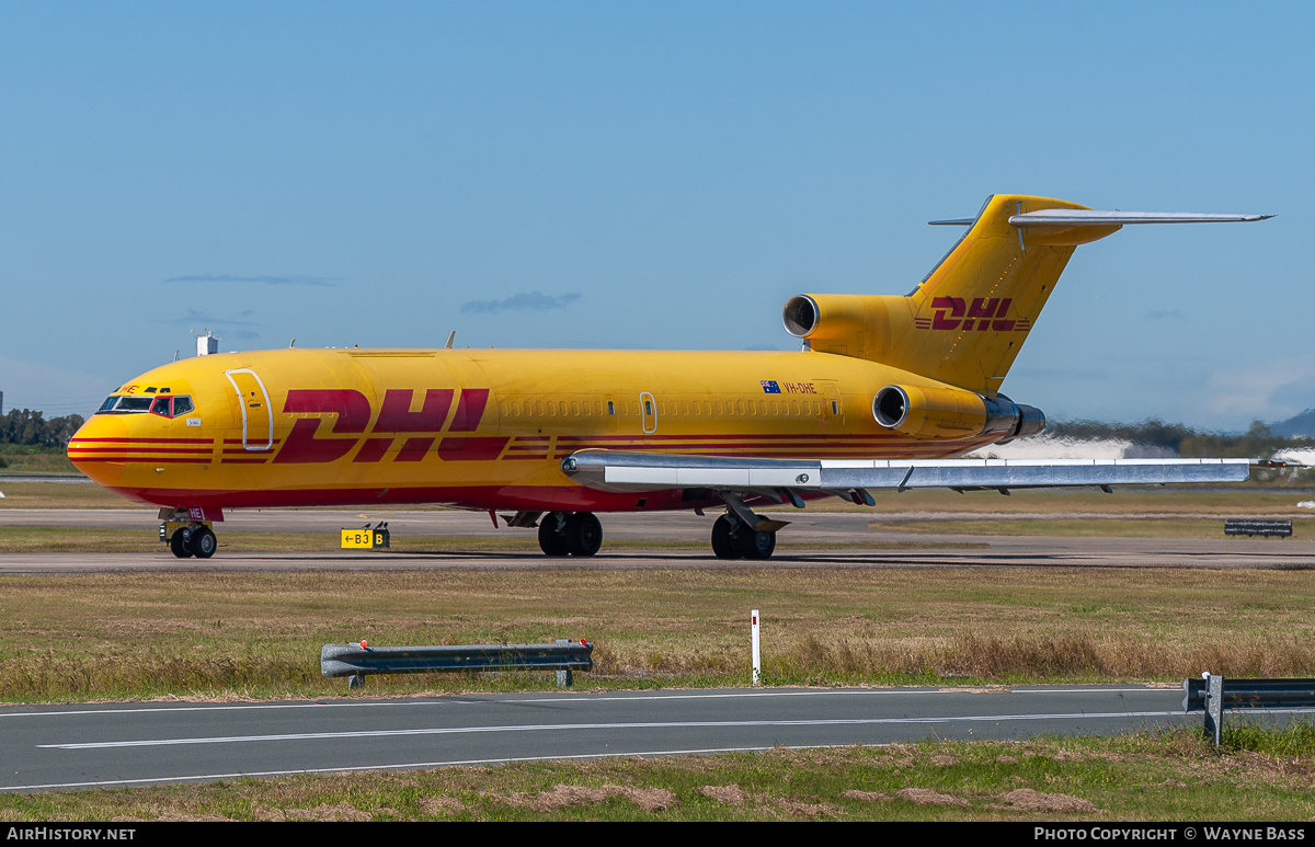 Aircraft Photo of VH-DHE | Boeing 727-2J4/Adv | DHL International | AirHistory.net #544572
