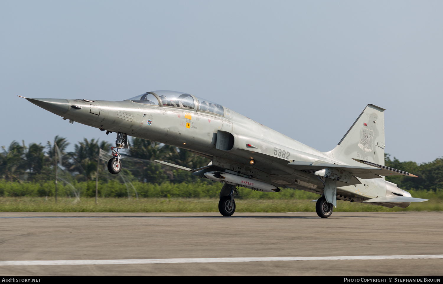 Aircraft Photo of 5382 | Northrop F-5F Tiger II | Taiwan - Air Force | AirHistory.net #544574