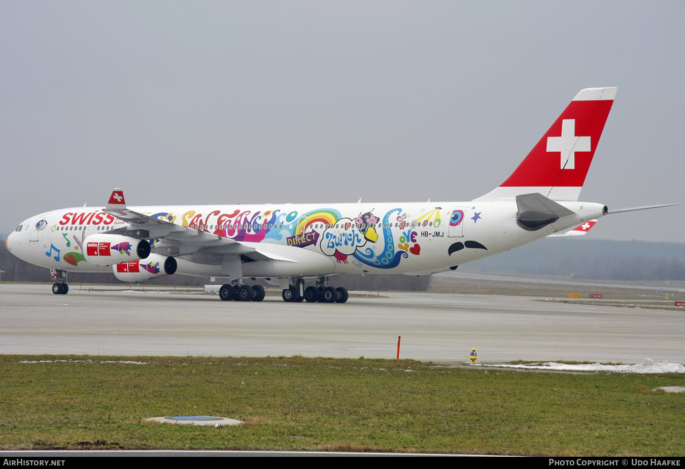 Aircraft Photo of HB-JMJ | Airbus A340-313 | Swiss International Air Lines | AirHistory.net #544599