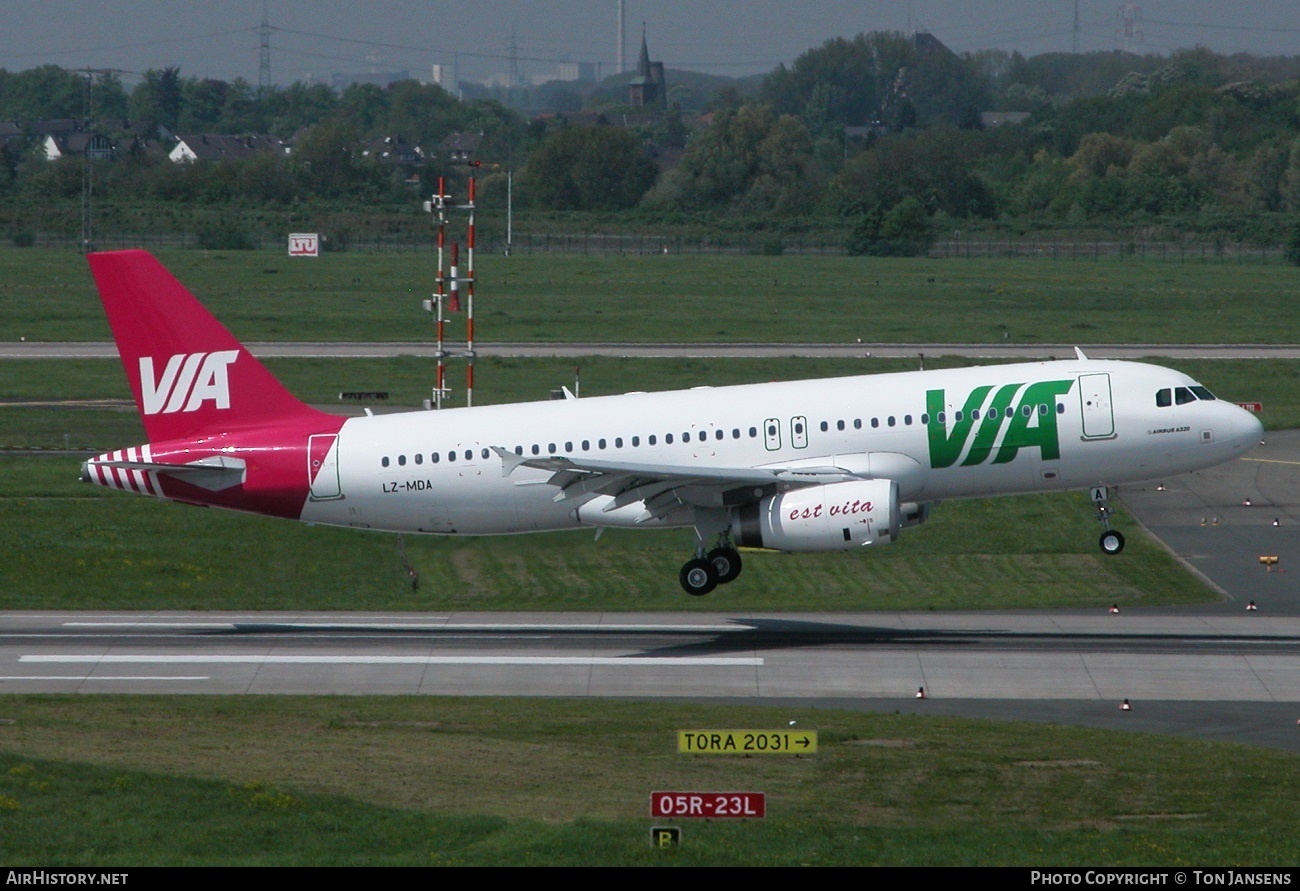 Aircraft Photo of LZ-MDA | Airbus A320-232 | VIA - Air VIA Bulgarian Airways | AirHistory.net #544622