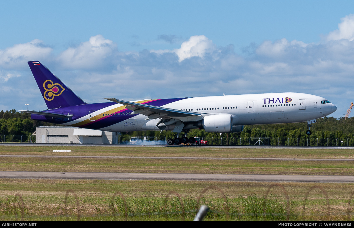 Aircraft Photo of HS-TJV | Boeing 777-2D7/ER | Thai Airways International | AirHistory.net #544646