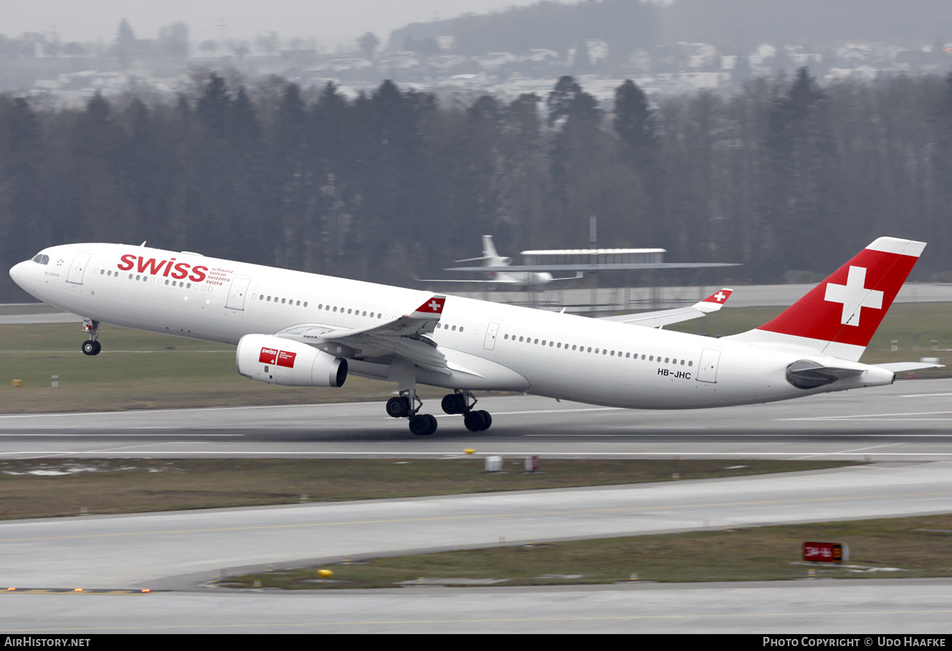 Aircraft Photo of HB-JHC | Airbus A330-343 | Swiss International Air Lines | AirHistory.net #544672