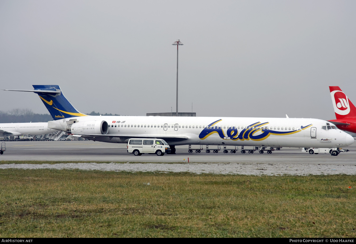 Aircraft Photo of HB-JIF | McDonnell Douglas MD-90-30 | Hello | AirHistory.net #544675