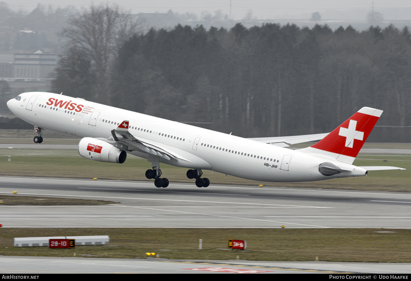 Aircraft Photo of HB-JHF | Airbus A330-343E | Swiss International Air Lines | AirHistory.net #544681