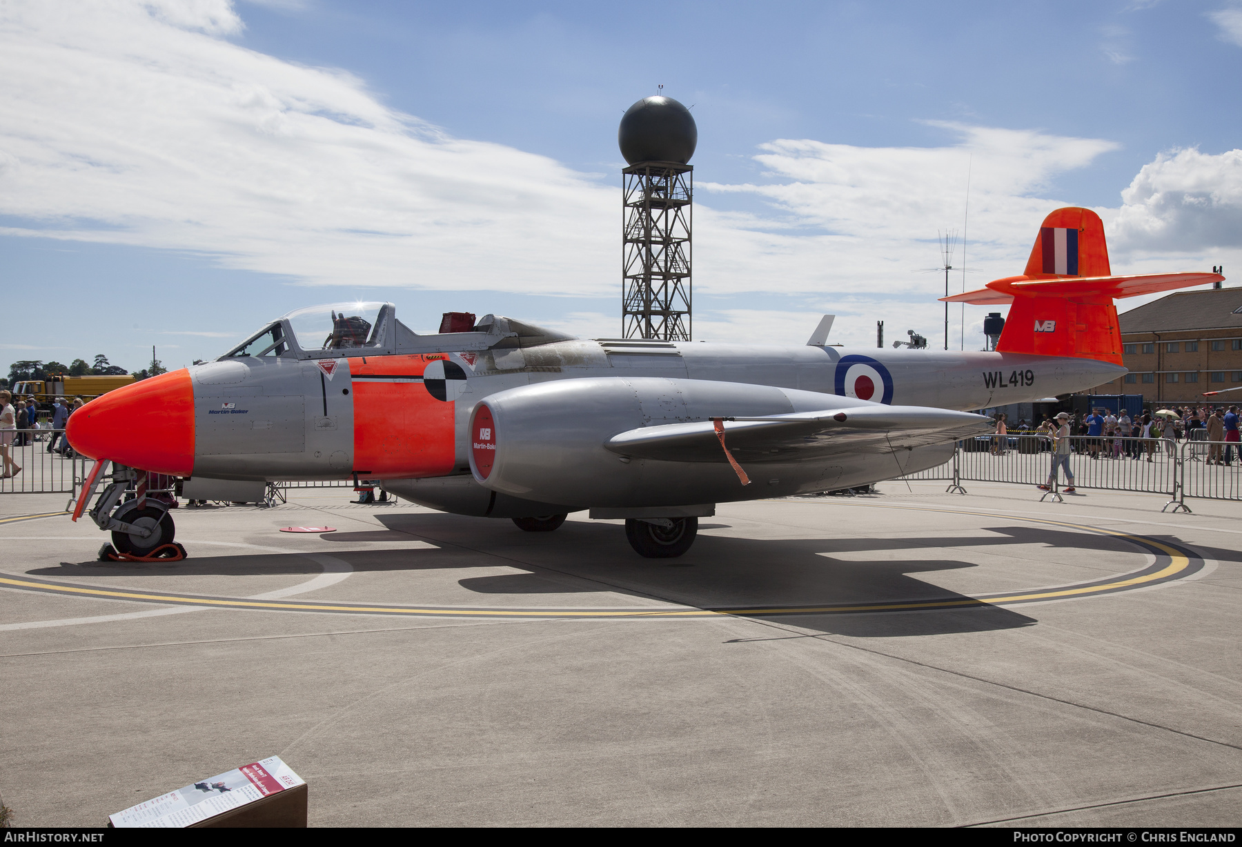 Aircraft Photo of G-JSMA / WL419 | Gloster Meteor T7 (Mod) | Martin-Baker | UK - Air Force | AirHistory.net #544685