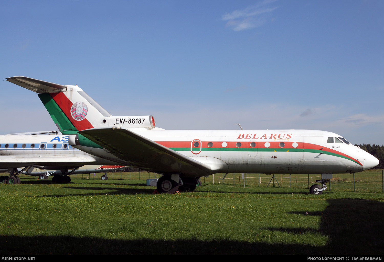 Aircraft Photo of EW-88187 | Yakovlev Yak-40 | Belarus Government | AirHistory.net #544688