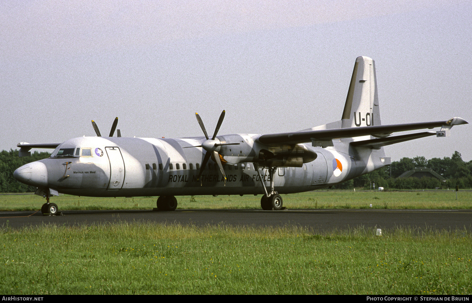 Aircraft Photo of U-01 | Fokker 60UTA-N | Netherlands - Air Force | AirHistory.net #544700