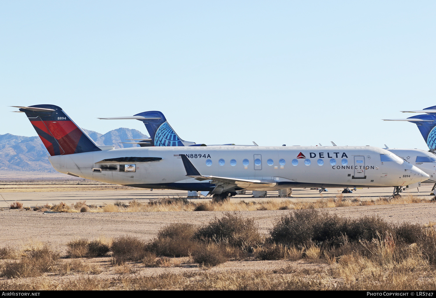 Aircraft Photo of N8894A | Bombardier CRJ-200LR (CL-600-2B19) | Delta Connection | AirHistory.net #544708