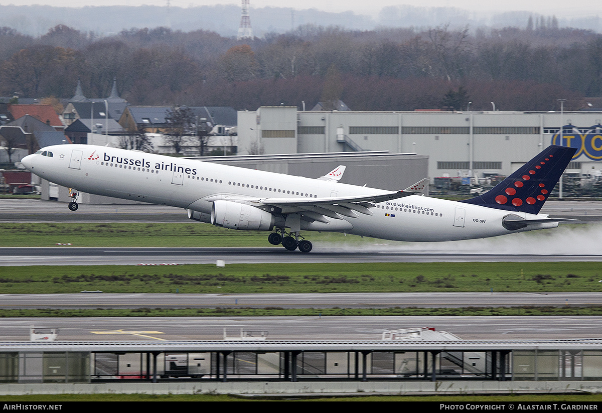 Aircraft Photo of OO-SFF | Airbus A330-343 | Brussels Airlines | AirHistory.net #544715