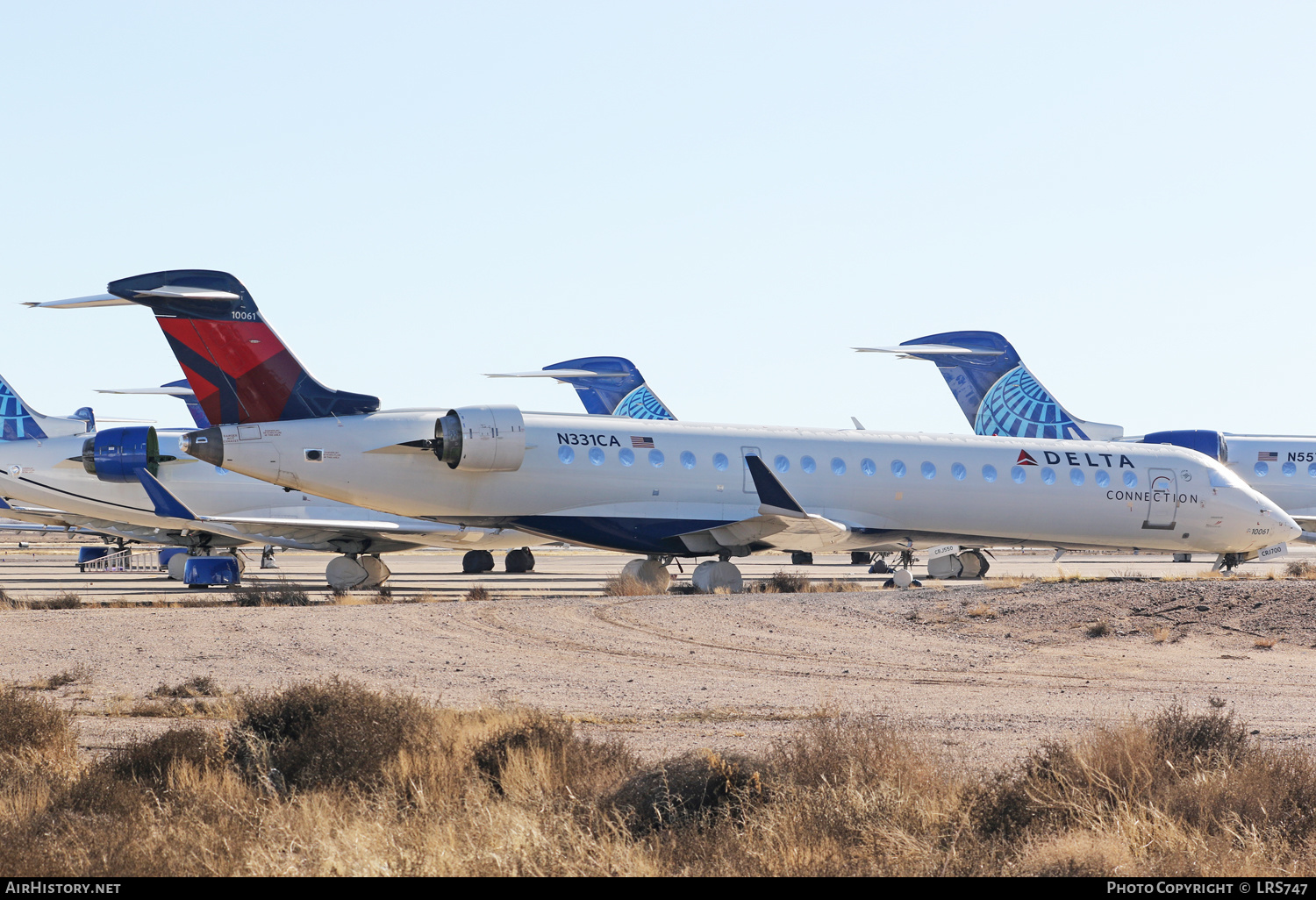 Aircraft Photo of N331CA | Bombardier CRJ-700 (CL-600-2C10) | Delta Connection | AirHistory.net #544720