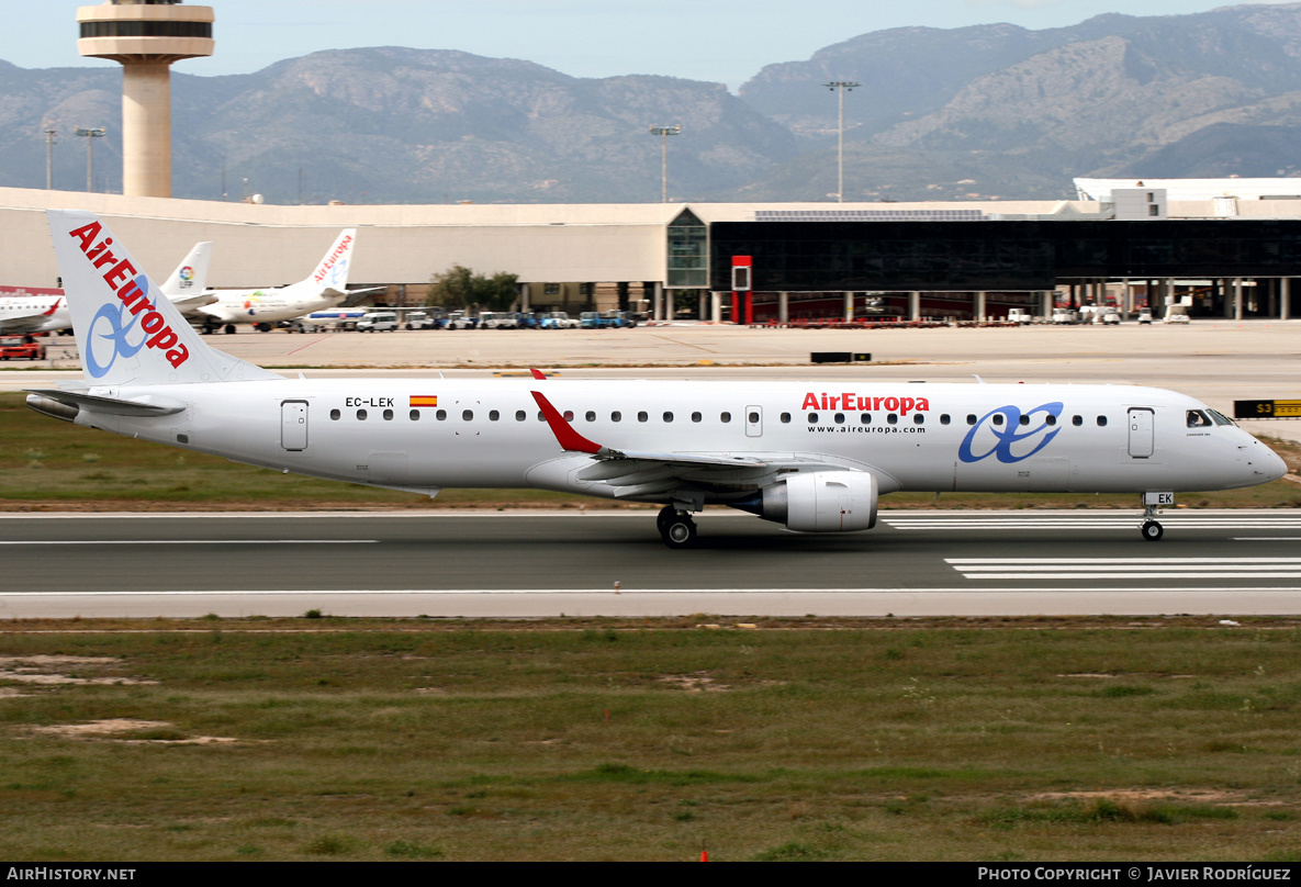 Aircraft Photo of EC-LEK | Embraer 195LR (ERJ-190-200LR) | Air Europa | AirHistory.net #544723