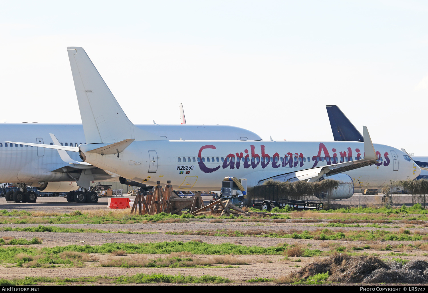 Aircraft Photo of N28252 | Boeing 737-8Q8 | Caribbean Airlines | AirHistory.net #544726