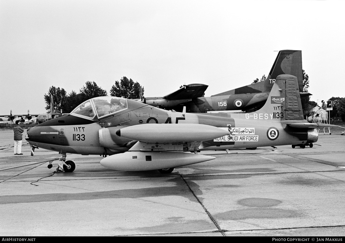 Aircraft Photo of 1133 / G-BESY | BAC 167 Strikemaster Mk80A | Saudi Arabia - Air Force | AirHistory.net #544737