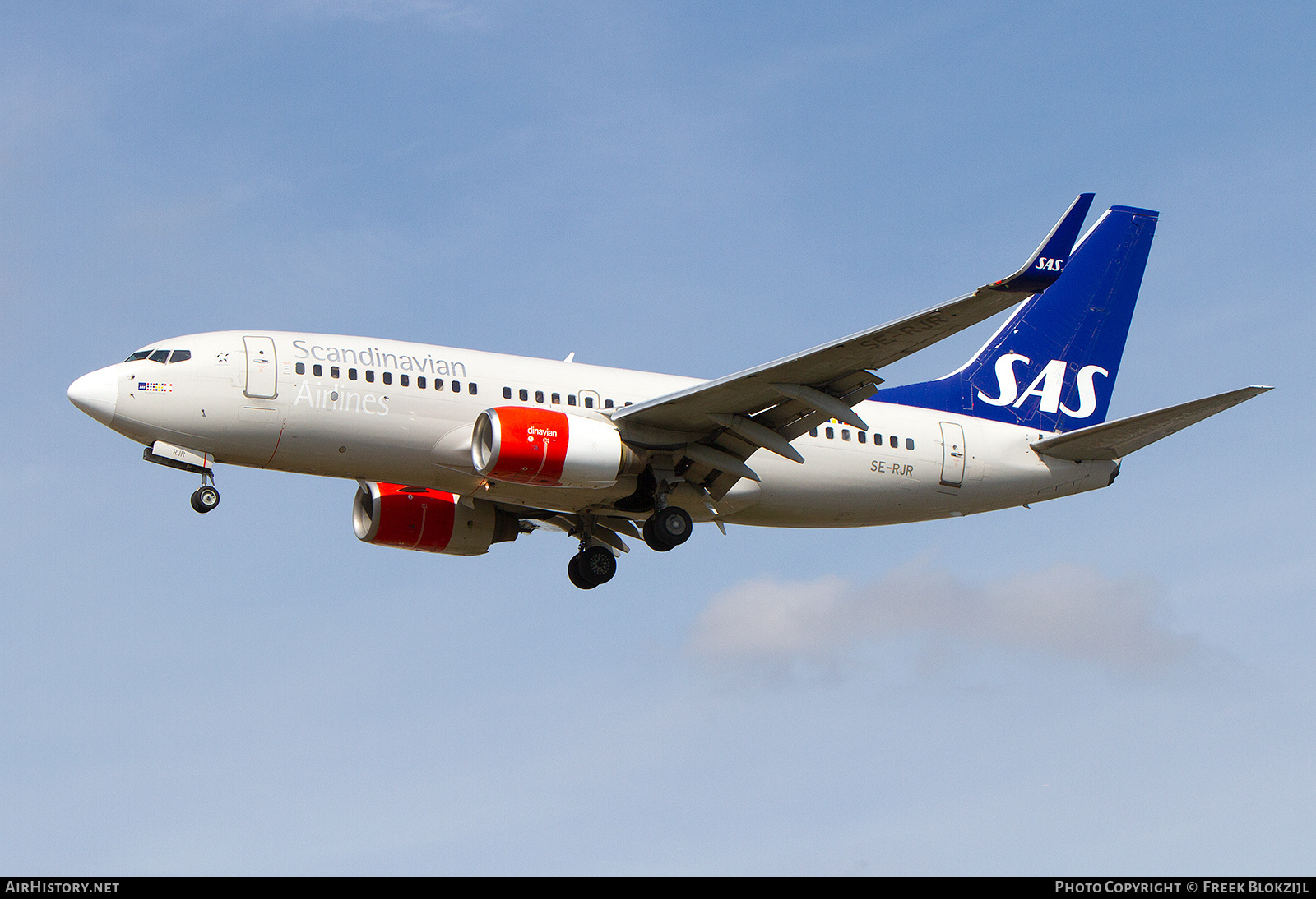 Aircraft Photo of SE-RJR | Boeing 737-76N | Scandinavian Airlines - SAS | AirHistory.net #544780
