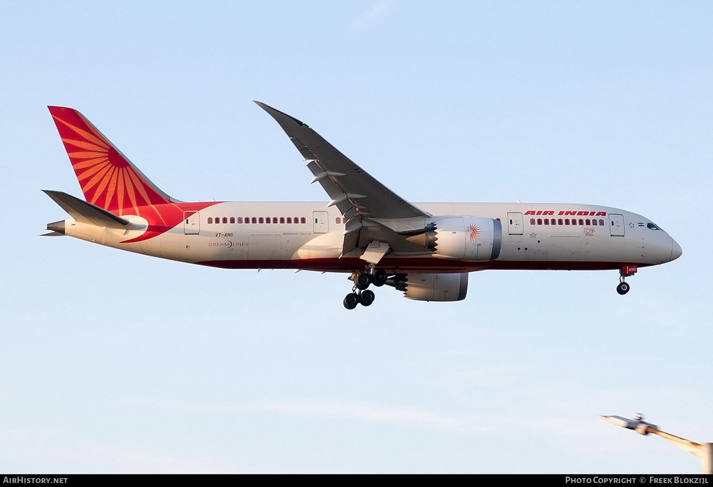 Aircraft Photo of VT-ANG | Boeing 787-8 Dreamliner | Air India | AirHistory.net #544784