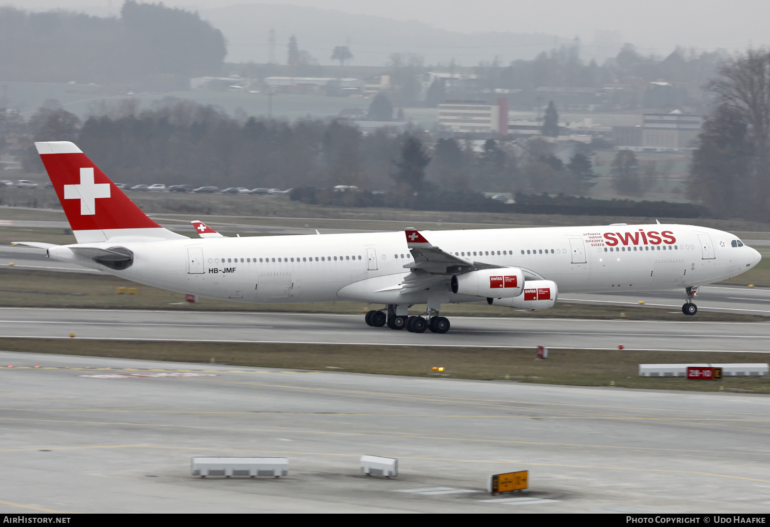 Aircraft Photo of HB-JMF | Airbus A340-313 | Swiss International Air Lines | AirHistory.net #544810