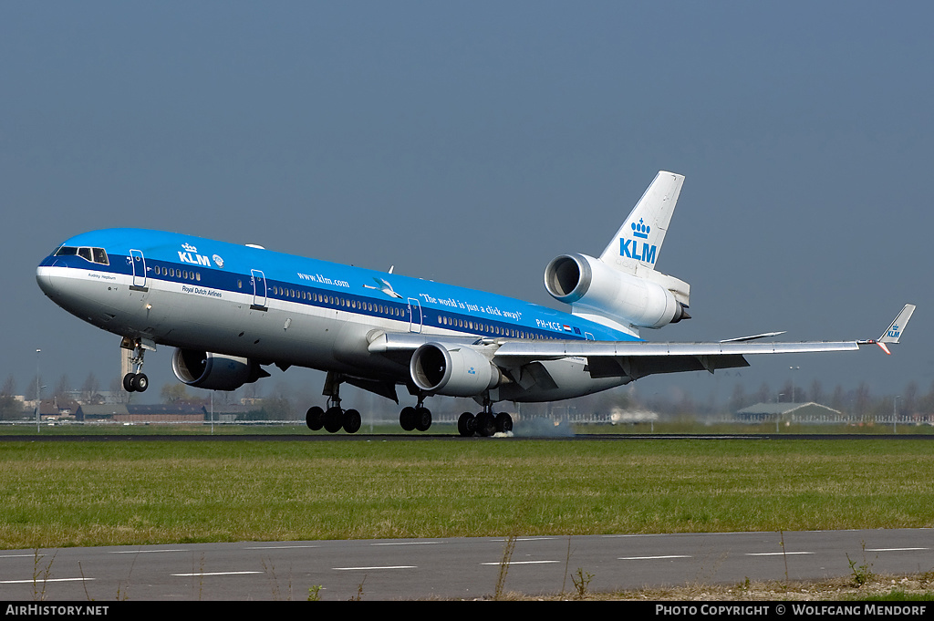 Aircraft Photo of PH-KCE | McDonnell Douglas MD-11 | KLM - Royal Dutch Airlines | AirHistory.net #544844