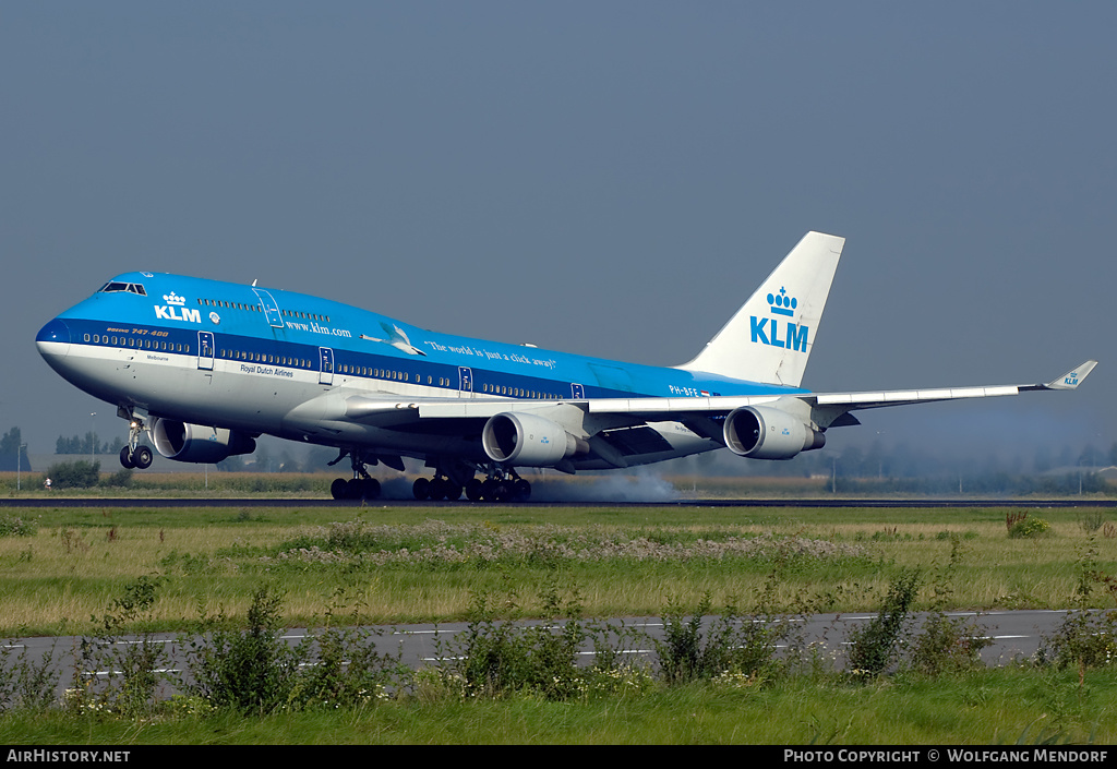 Aircraft Photo of PH-BFE | Boeing 747-406M | KLM - Royal Dutch Airlines | AirHistory.net #544853