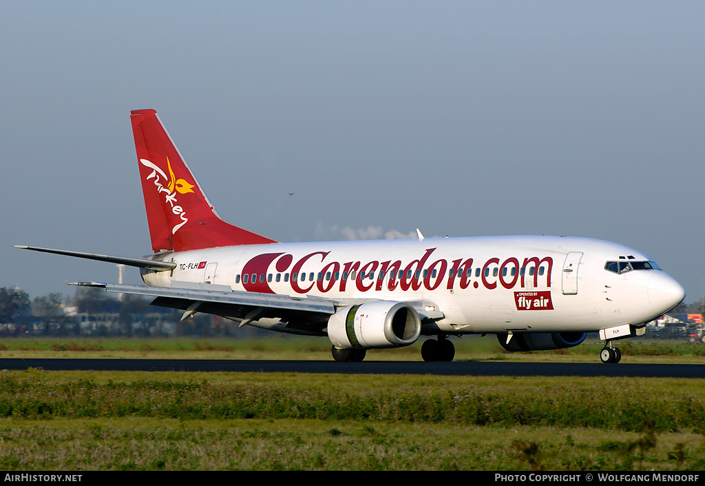 Aircraft Photo of TC-FLH | Boeing 737-3Q8 | Corendon Airlines | AirHistory.net #544854