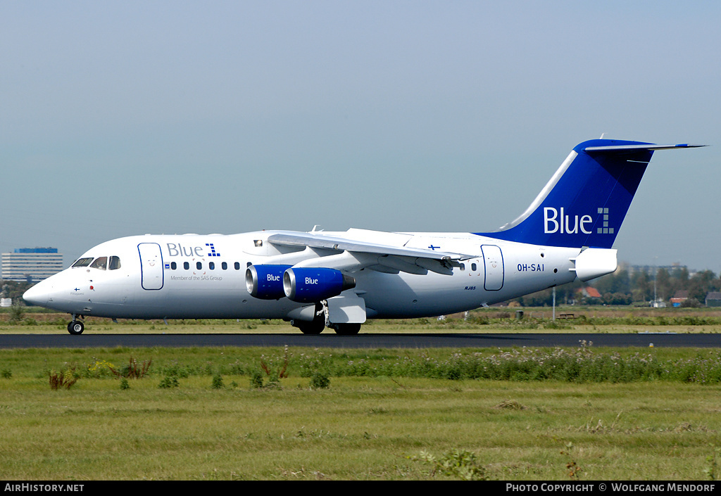 Aircraft Photo of OH-SAI | BAE Systems Avro 146-RJ85 | Blue1 | AirHistory.net #544878