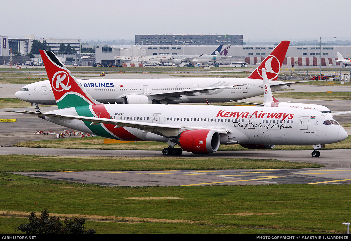 Aircraft Photo of 5Y-KZC | Boeing 787-8 Dreamliner | Kenya Airways | AirHistory.net #544894